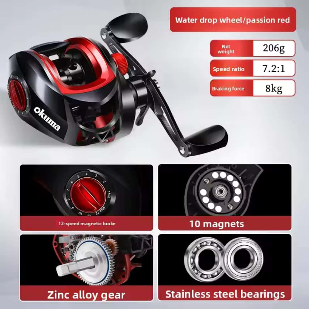 Okuma Baitcasting Fishing Reel - Abu Garcia Reel Max review and price