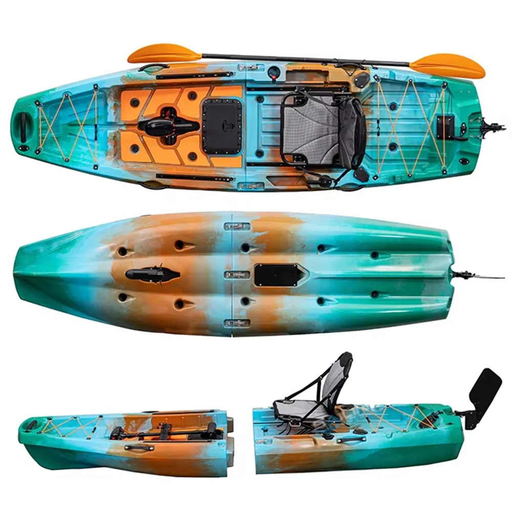 Modular Kayak With Engine Fish - Fishing Boat Paddle review and price